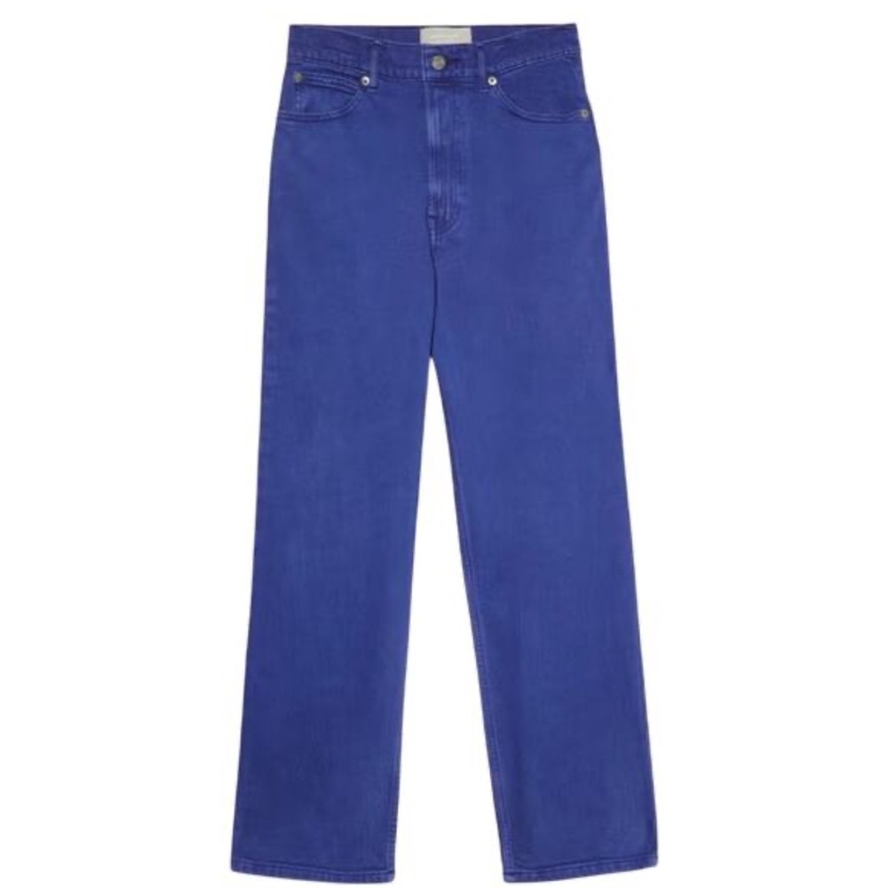 NEW Everlane  way high Denim Jeans purple blue women size 25Tall